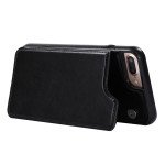 Wholesale iPhone 8 Plus / 7 Plus Flip Book Leather Style Credit Card Case (Black)